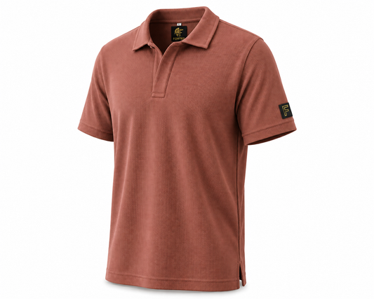 Waffle Knit Cotton Premium T-Shirt
