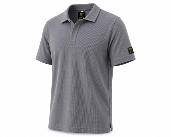 Waffle Knit Cotton Premium T-Shirt