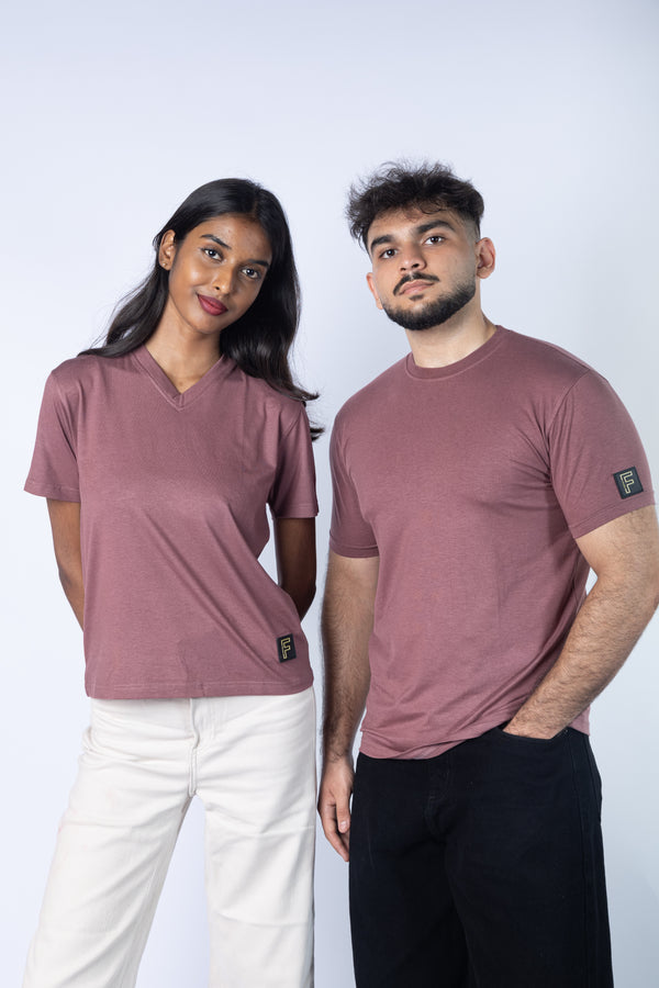 Bamboo Cotton T-Shirt ( Wine )