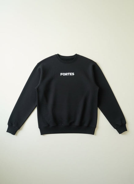 Fortes Black Full Sleeves Tee - Fortes Black